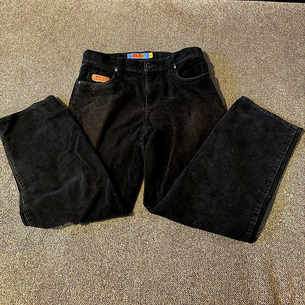 Empyre Black Corduroy Men's Relaxed Jeans